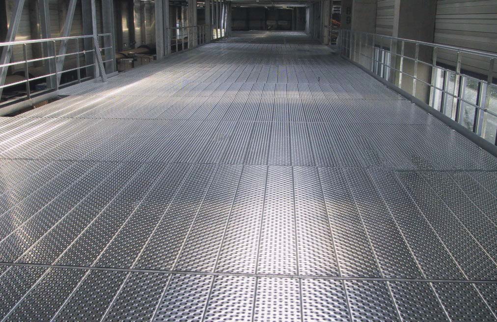 Perforated metal clearance planks